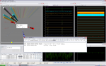 Equilibrium Networks UI screenshot showing Slammer worm amongst all UDP/ICMP traffic on a gigabit network testbed